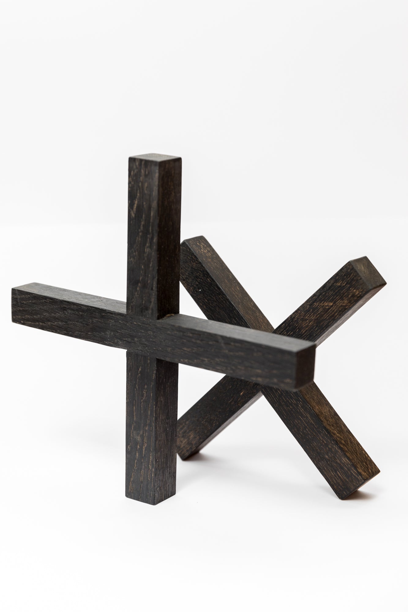 Oak Pan Stand